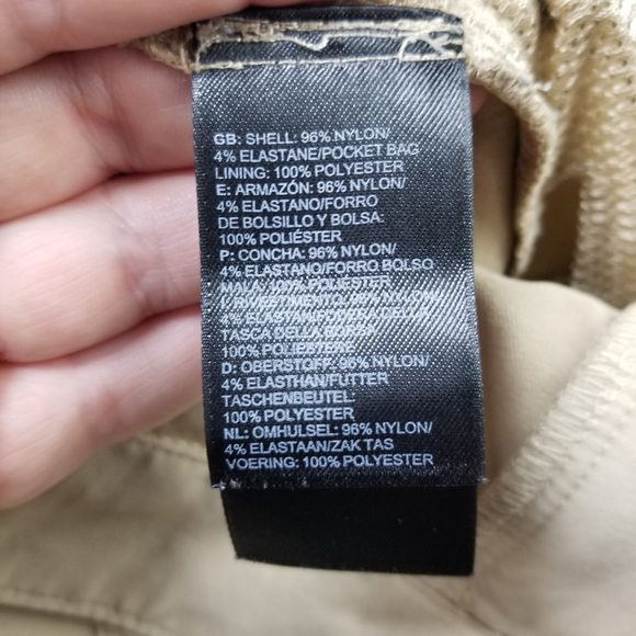 The North Face Cargo Shorts Mens Size 36 Brown Outdoor Nylon - Picture 10 of 11